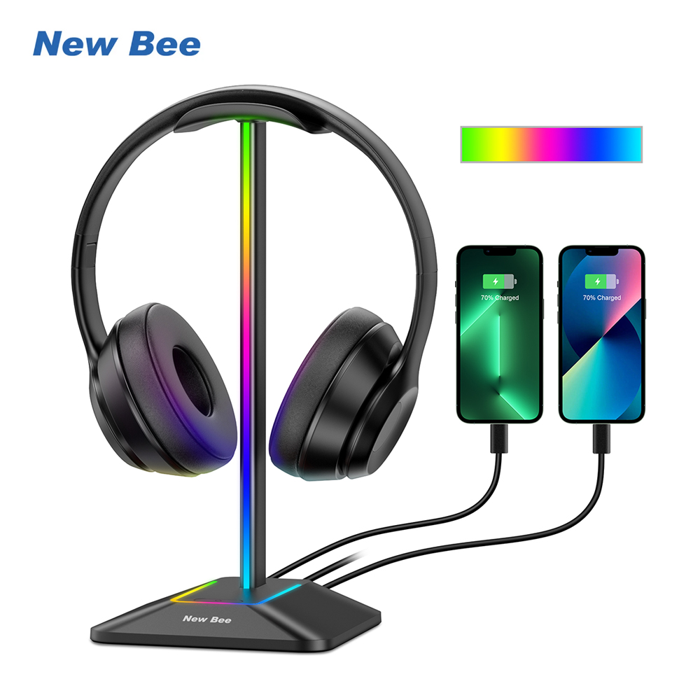 Headphone Stand Desk - جديد Bee Z8 RGB سماعات حامل