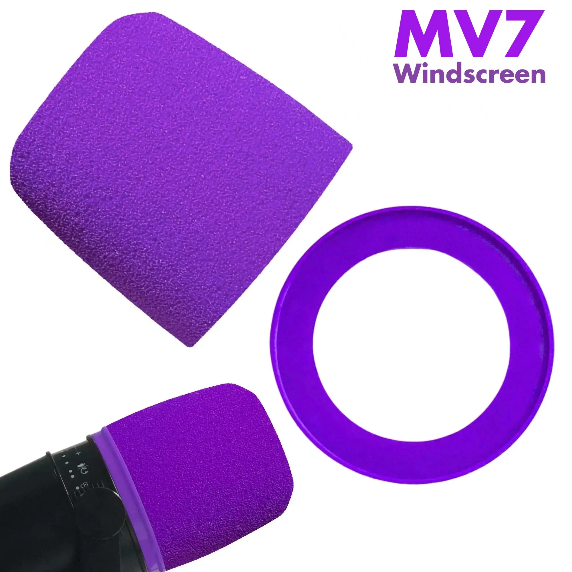 غطاء رغوي للميكروفون MV7 من شو - مراجعة Shure Mic Mv7 وسعره