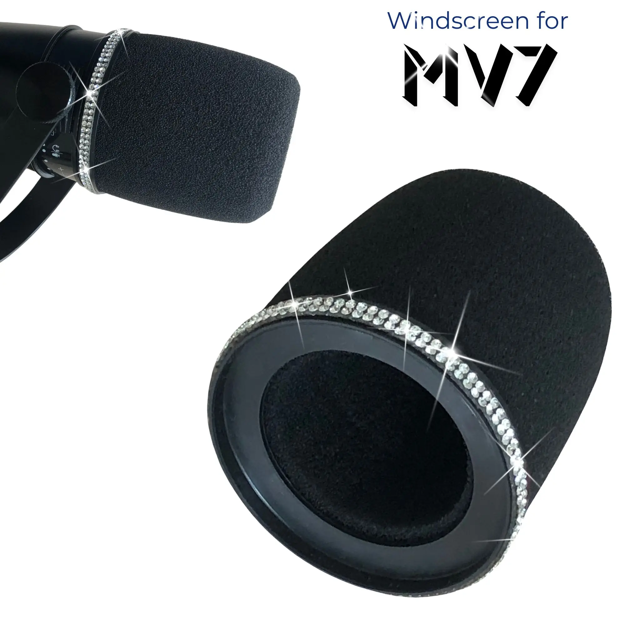 فلتر بوب رغوي MV7 سباركلي لـ S - مراجعة Shure Mic Mv7 وسعره