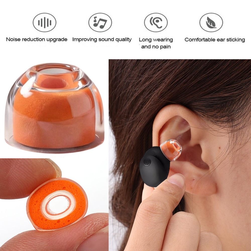 1-3 أزواج من سدادات الأذن المص - مراجعة Earphone Foam Tip وسعره
