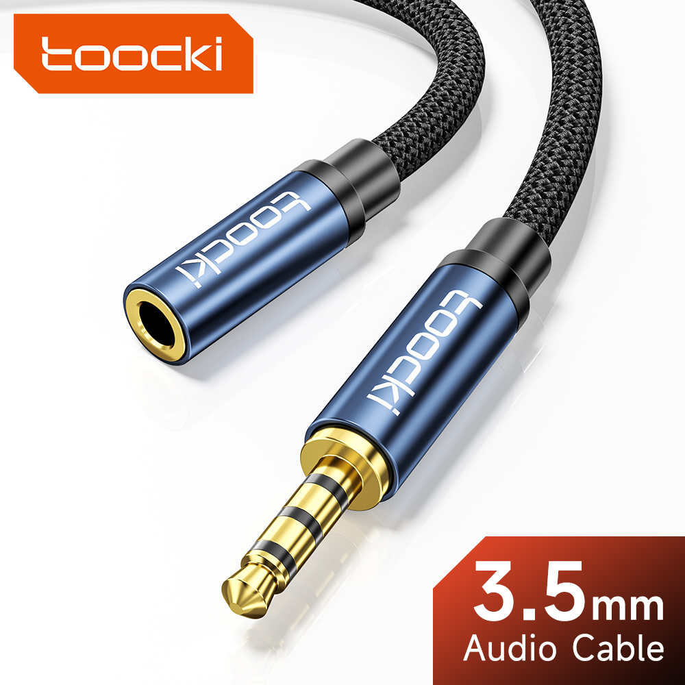Toocki 3.5 مللي متر جاك Aux كا - مراجعة Cable Extension 3.5 وسعره