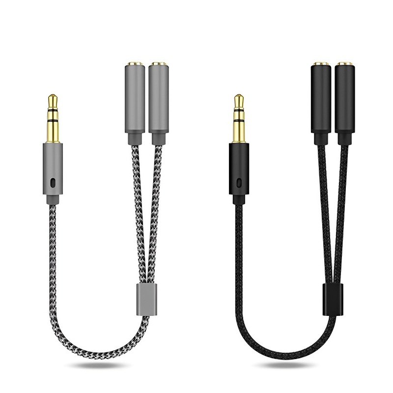 جهاز تقسيم صوت Y-Jack لسماعات  - مراجعة Earphone Splitter Jack وسعره